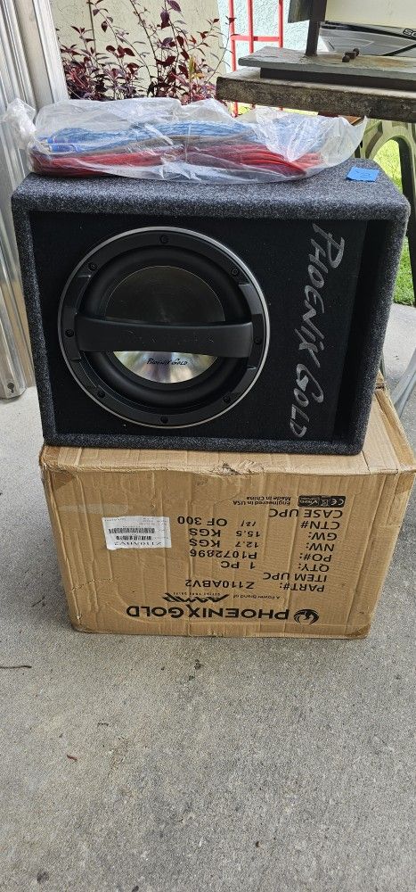 Phoenix Gold Z110ABv2 10 Inch Sub And Amp