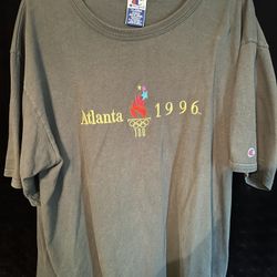 VINTAGE 1996 ATLANTA OLYMPICS SHIRT, SIZE XL