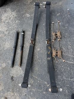 2021-2024 Ford F150 OEM Heavy Duty Payload Rear Leaf Springs & Shocks ML345560BK