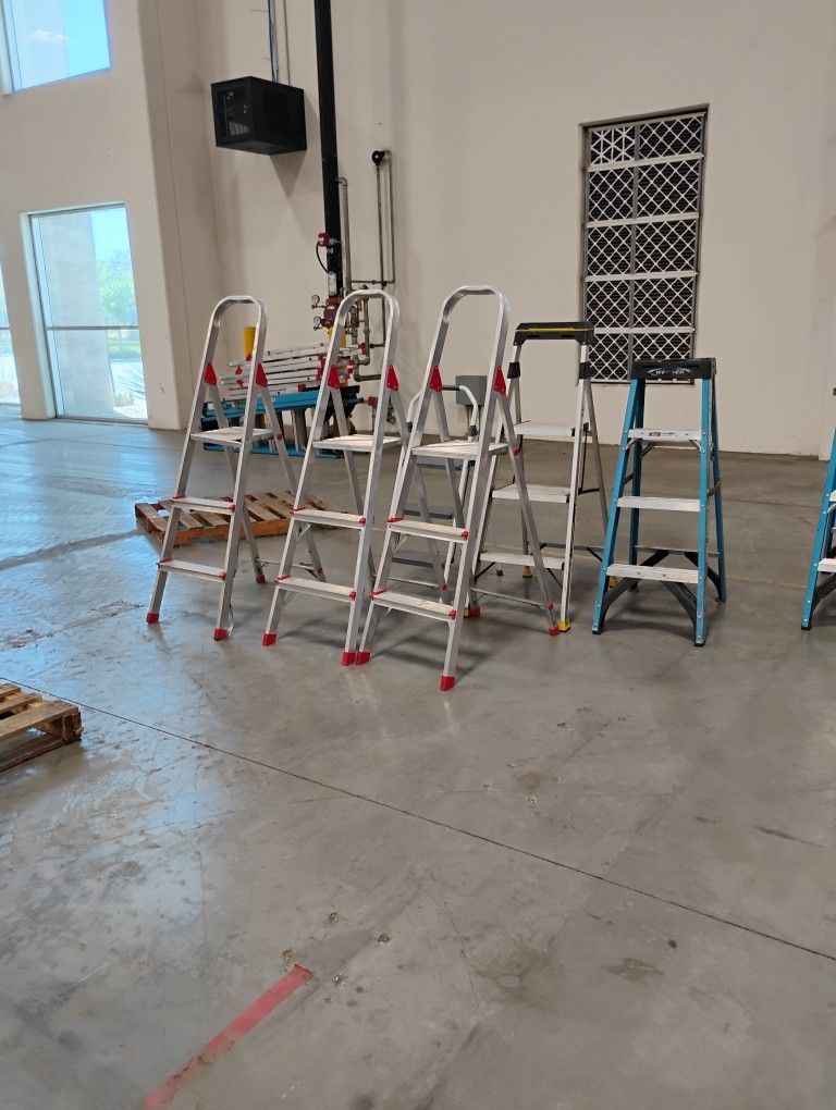 3 Ft Step Stools And A Ladder $30 Each