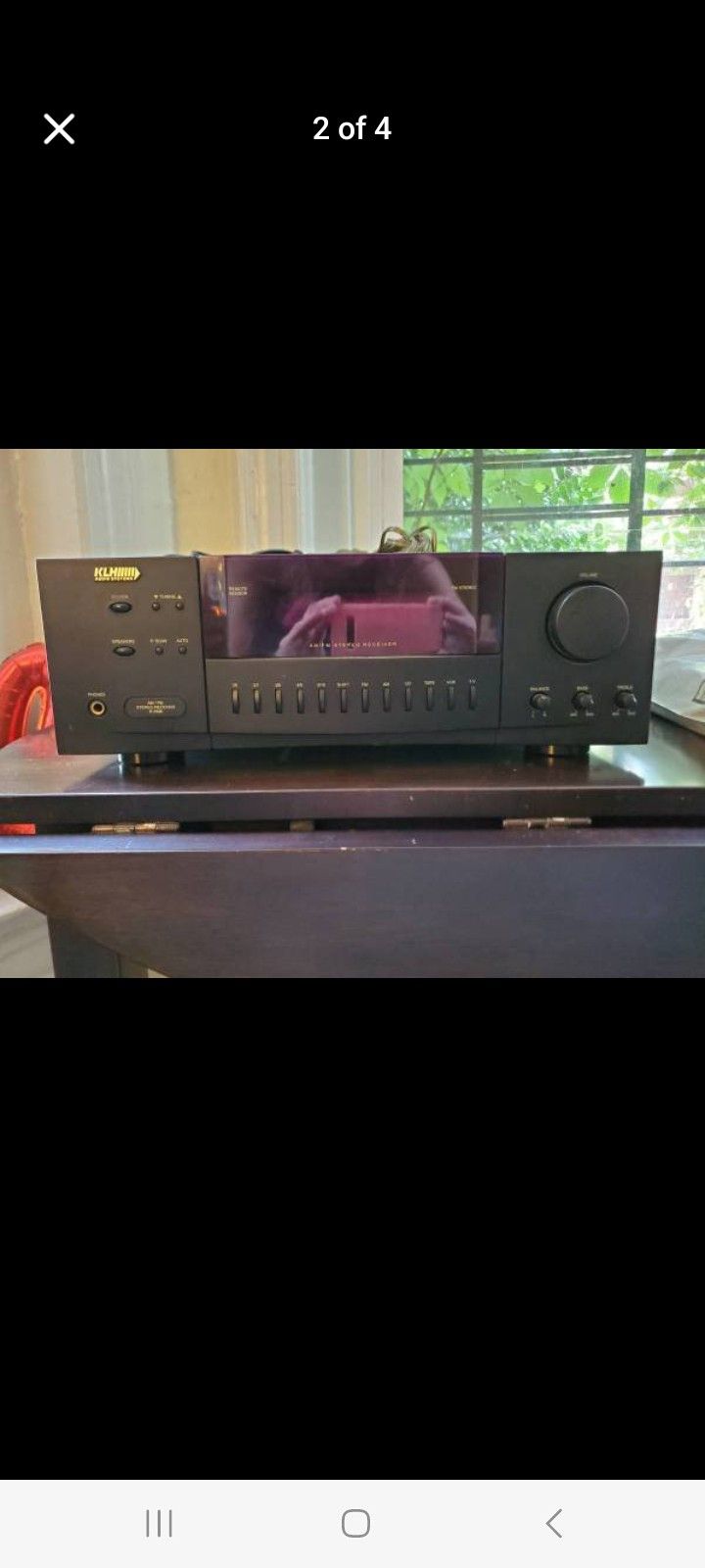 200 WATTS KLH STEREO RECEIVER R3100 $60 FINAL PRICE 