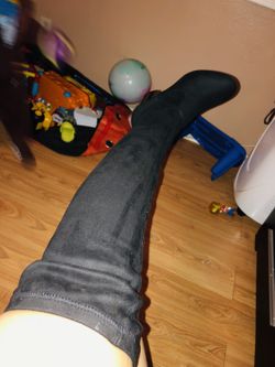 Brand new Carlos Santana thigh high boots