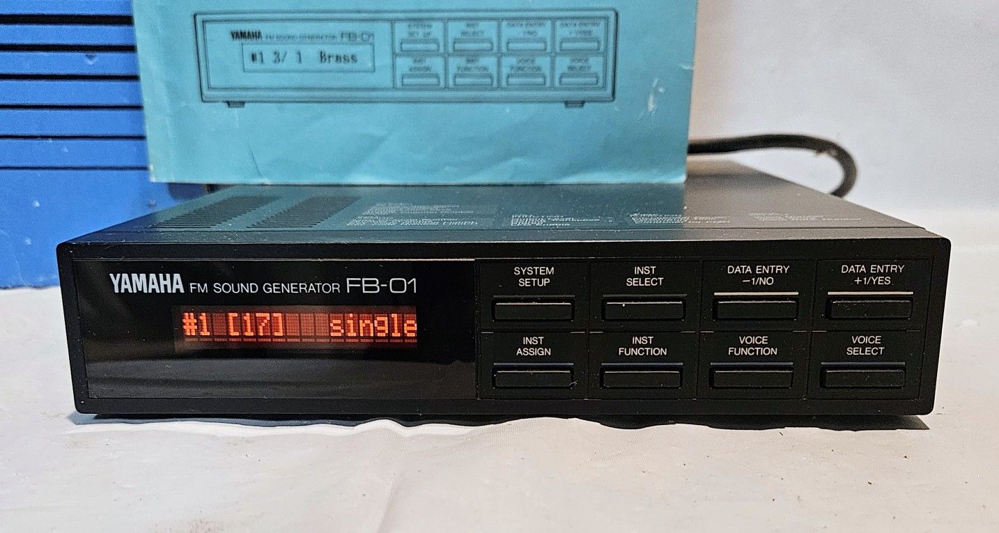 YAMAHA FB 01 FB01 FM Sound Generator Digital FM Synth Module!