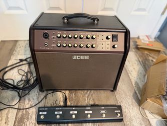 BOSS Acoustic Singer Pro 120W Amp + GA-FC Foot Controller