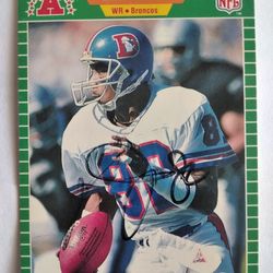 Autograph Vance Johnson