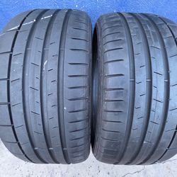 2 USED TIRES PIRELLI 235/35/20