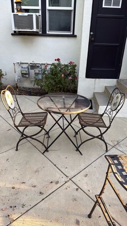 Table and chairs