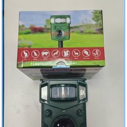 Solar Ultrasonic Animal Repellent Outdoor Deer, Squirrel, Cat,Raccoon, Dog for Yard, Garden, Farm