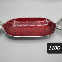 Large Candy Themed Christmas Serving Dish