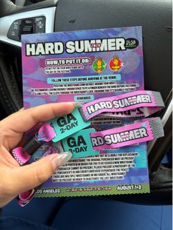 Hard summer GA tickets