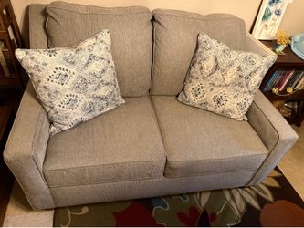 Never Used Kiara Alloy Gray Loveseat from Ashley Furniture
