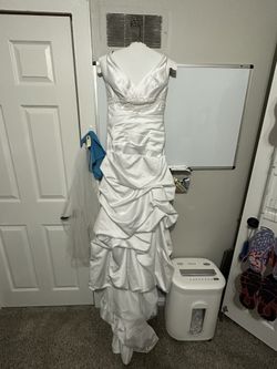 Wedding Dress and Veil