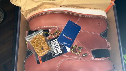 Hisea Work Boots New in Box