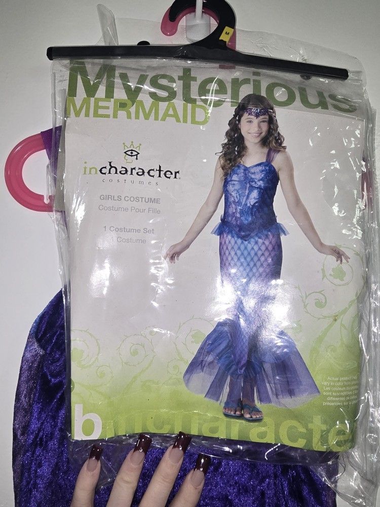 Mysterious mermaid costume Girls size M (10-12)