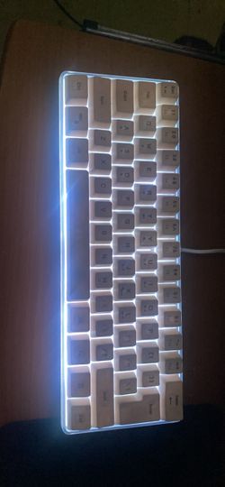 White Membrane 60% Keyboard USB connected