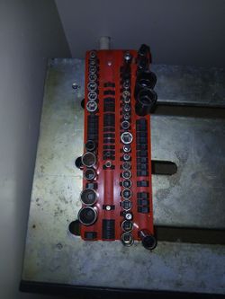 Socket Set on Red Rail Organizer