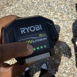 RYOBI 40V Lithium-Ion 5.0 Ah Battery OP4050A