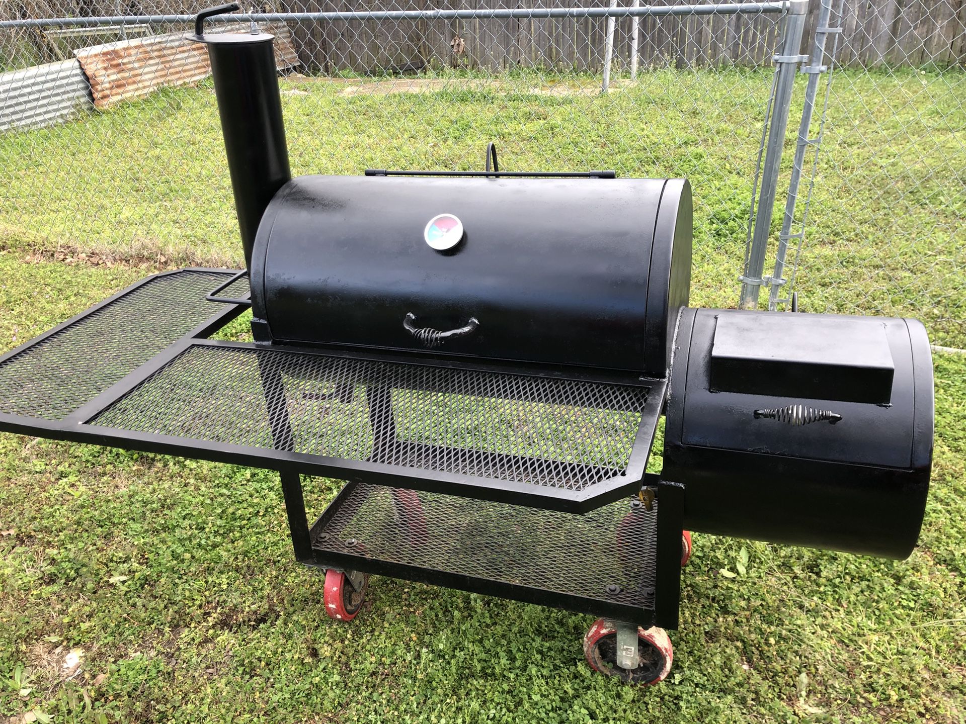 Old country brazos bbq smoker pit grill