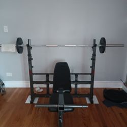 Bench Press Set Great Condition 