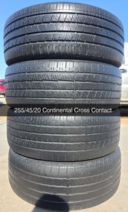 255/45/20 Continental Cross Contact