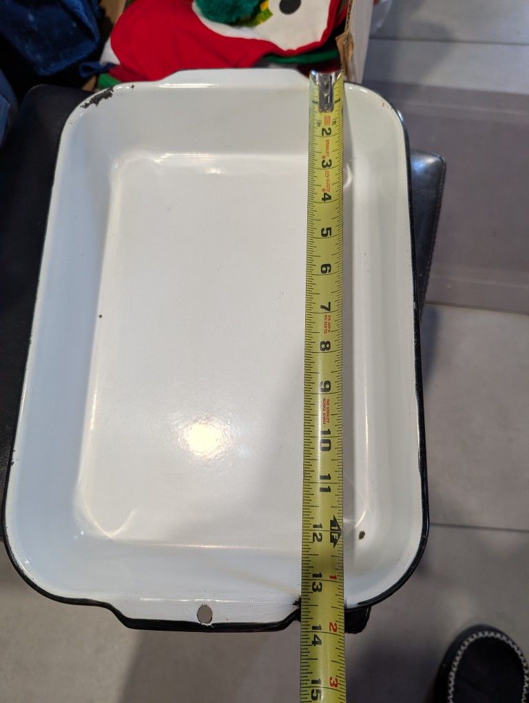 Vintage White Enamel Set