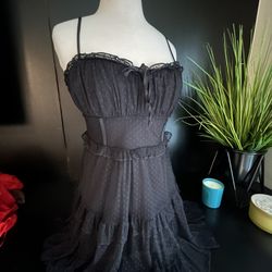 Black Dress with Lace