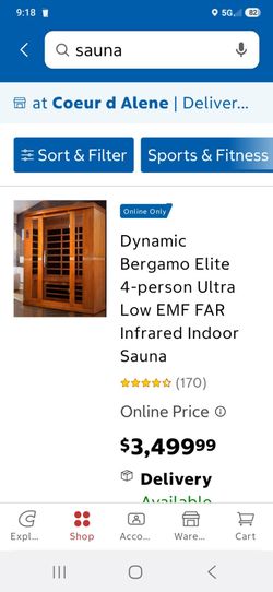Dynamic Bergamo Elite 4-Person FAR Infrared Sauna