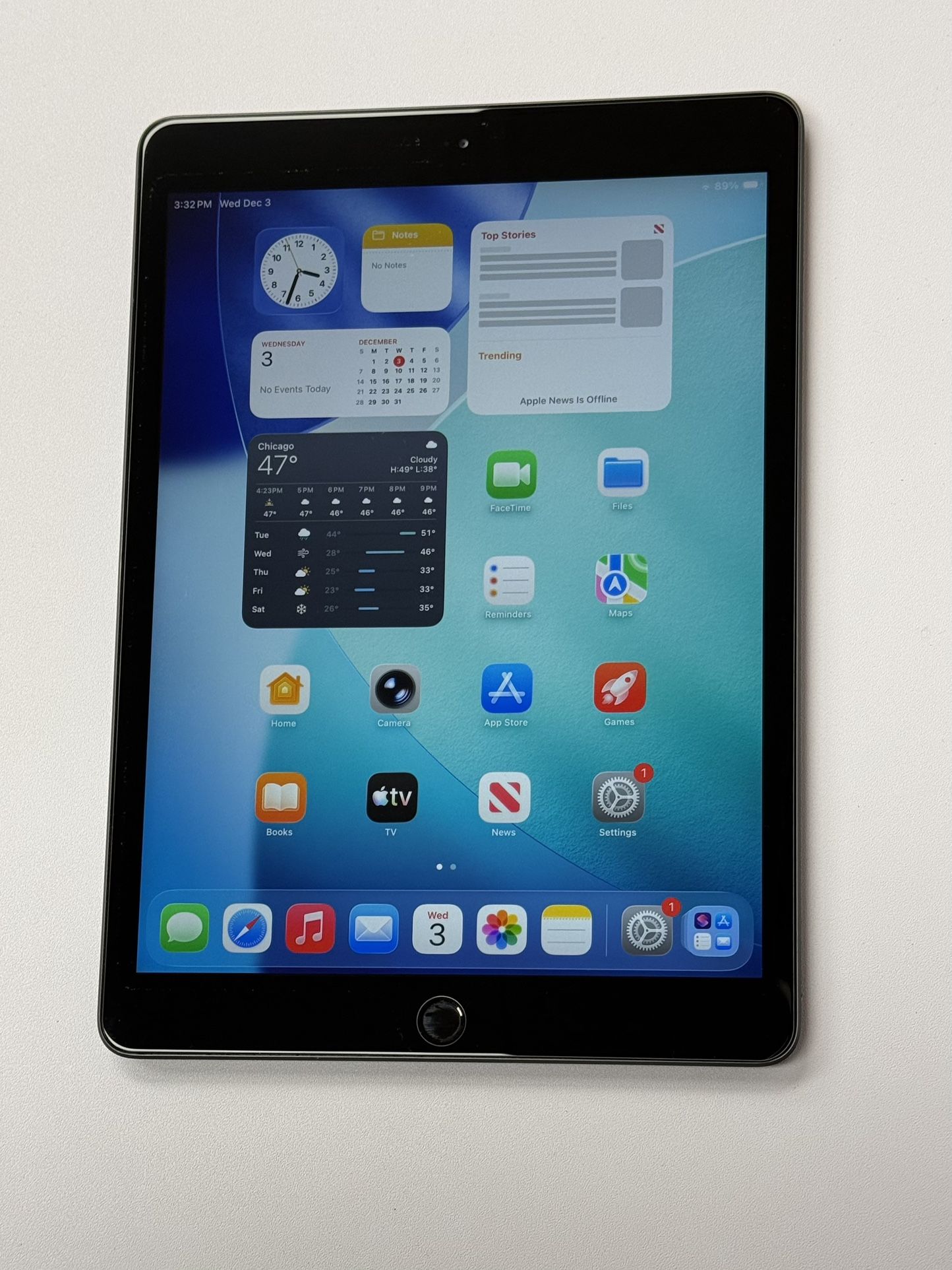 Apple iPad 8 8th Generatiom 32GB 10.2” Wi-Fi Space Gray Tablet IOS 26