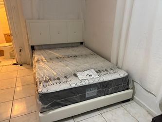 NEW MATTRESS FULL SIZE PLUSH WITH BOX SPRING