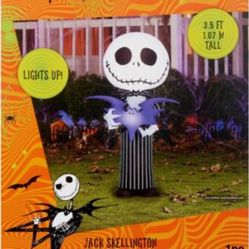 Disney Tim Burton's The Nightmare Before Christmas Jack Skellington Airblown Inflatable