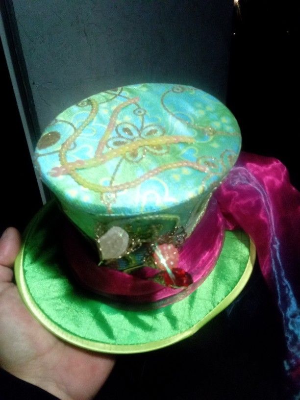 Disney Hat Mad Hatter Alice In Wonderland