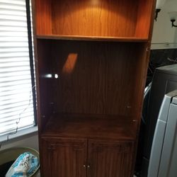 Storage Shelf With Light/ Bookcase