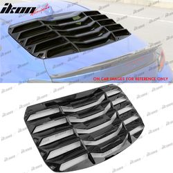 Fits 2022-2026 Toyota GR86/Subaru BRZ IKON 2PCS Rear Window Louvers ABS Gloss Black