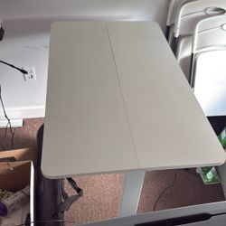White Standing Desk