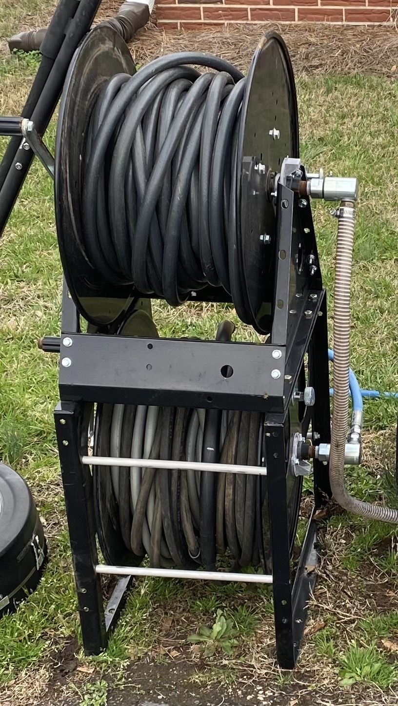 Pressure Washing Reels, 5000 PSI Rated Top And Bottom