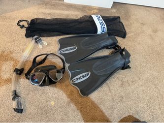 Cressi Palau Snorkel Set-Never Used