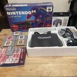 Nintendo 64  (Japanese System + Japanese Games)