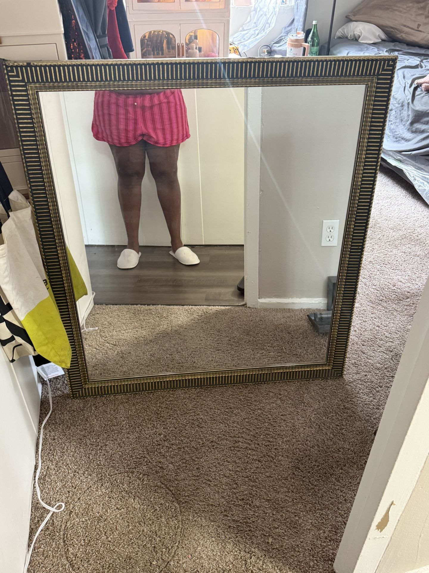 Large Statement, Piece Mantle Mirror