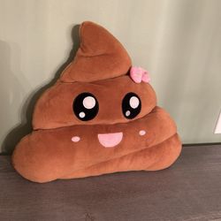 Poop Emoji Pillow 
