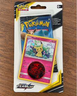 2019 Pokémon Team Up Mimikyu SM163 Sealed Blister Pack