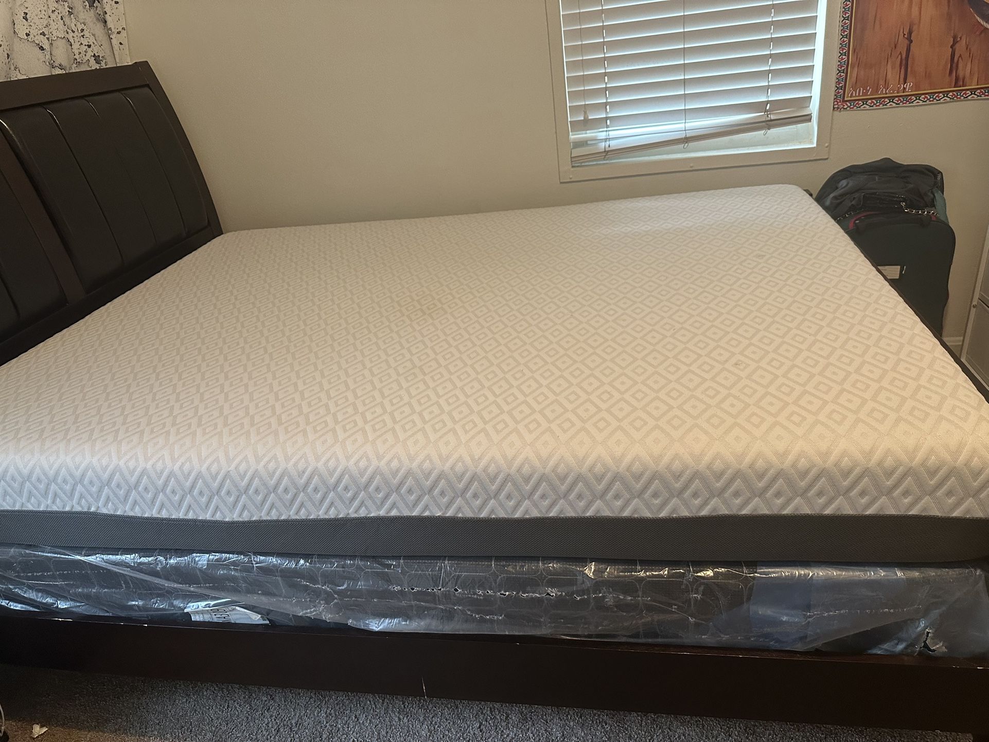 Bed Frame With mattress