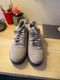 Grey Nike Air Force 1s