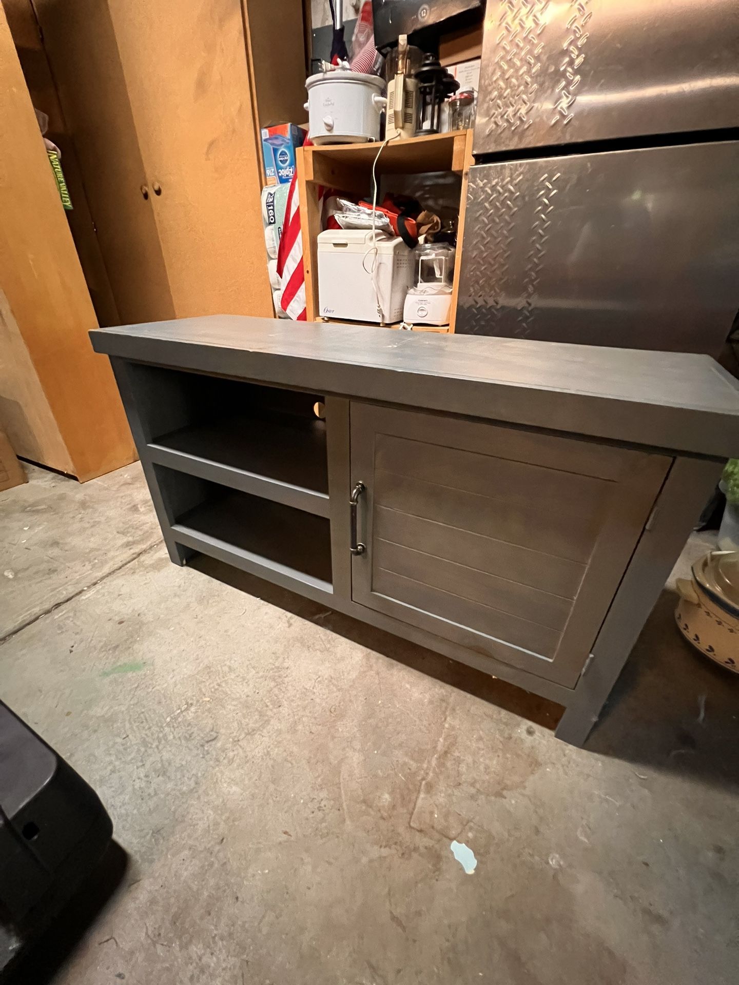 Tv Stand And Storage Shelf Pair