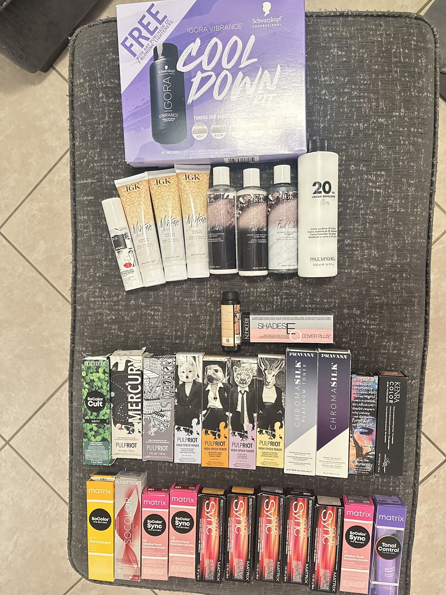 Unopened Professional Hair Color And Hair Care