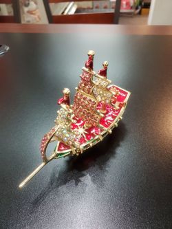 Vintage Jeweled Gondola Trinket Box – Brand New