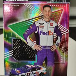 Denny Hamlin Fire 🔥 Suit Patch Card
