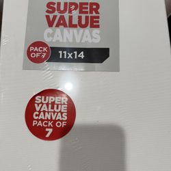 Canvas Pack Of 7 11x14 For $10