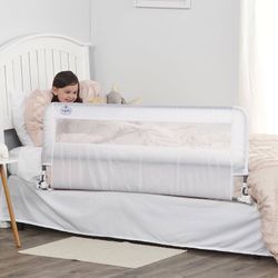 Regalo 54-Inch Extra Long Bed Rail Guard, with Reinforced Anchor Safety System
