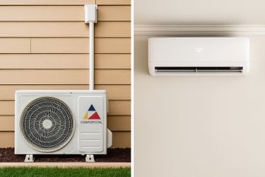 Mini Split Home owner Install DIY type plug 110v standard 12k btu Cool and Heat Pump
