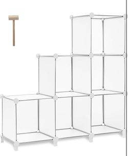 TomCare Cube Storage 6-Cube Bookshelf Closet Organizer Storage